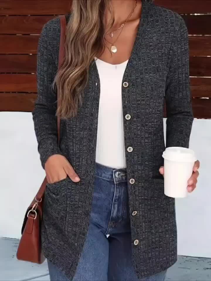 V-hals™ | Naisten Tyylikäs V-hals Cardigan