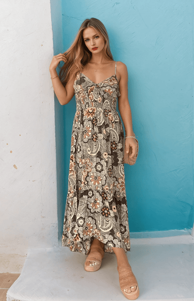 Daisy | Kukka-mekko ohuilla olkaimilla